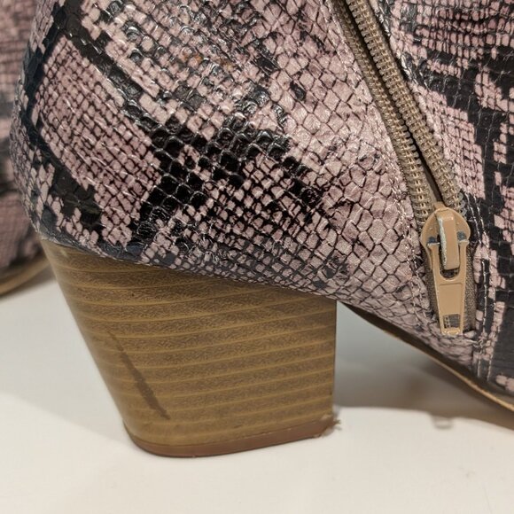 Matisse Coconuts Snake Print "Going West" Ankle Booties - Picture 3 of 6